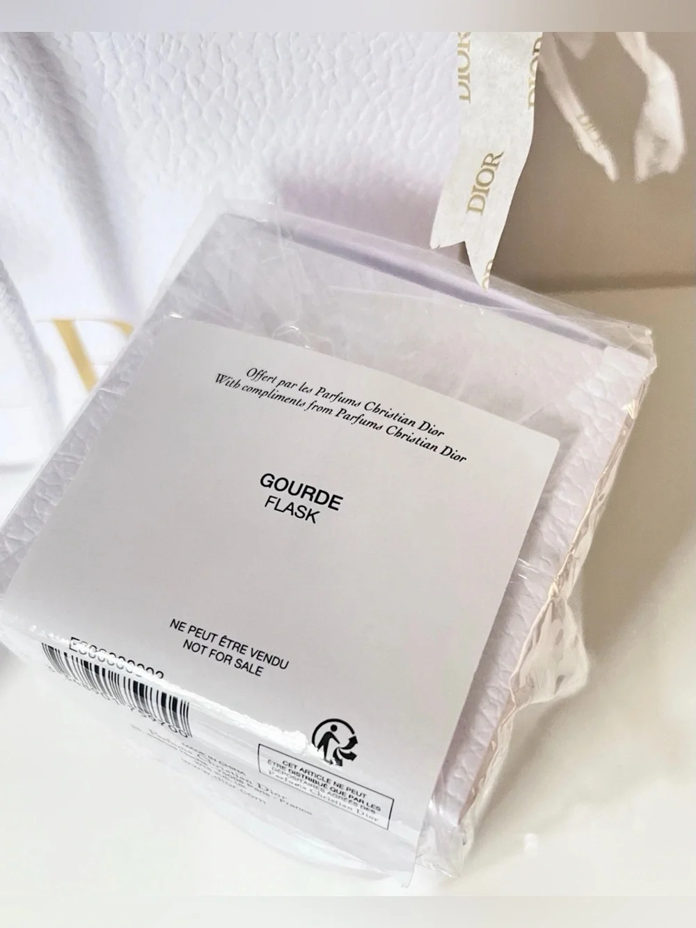 Dior Tumbler 400ml Toile DeJouy Jungle Animal White + Gray Bag - SEALED